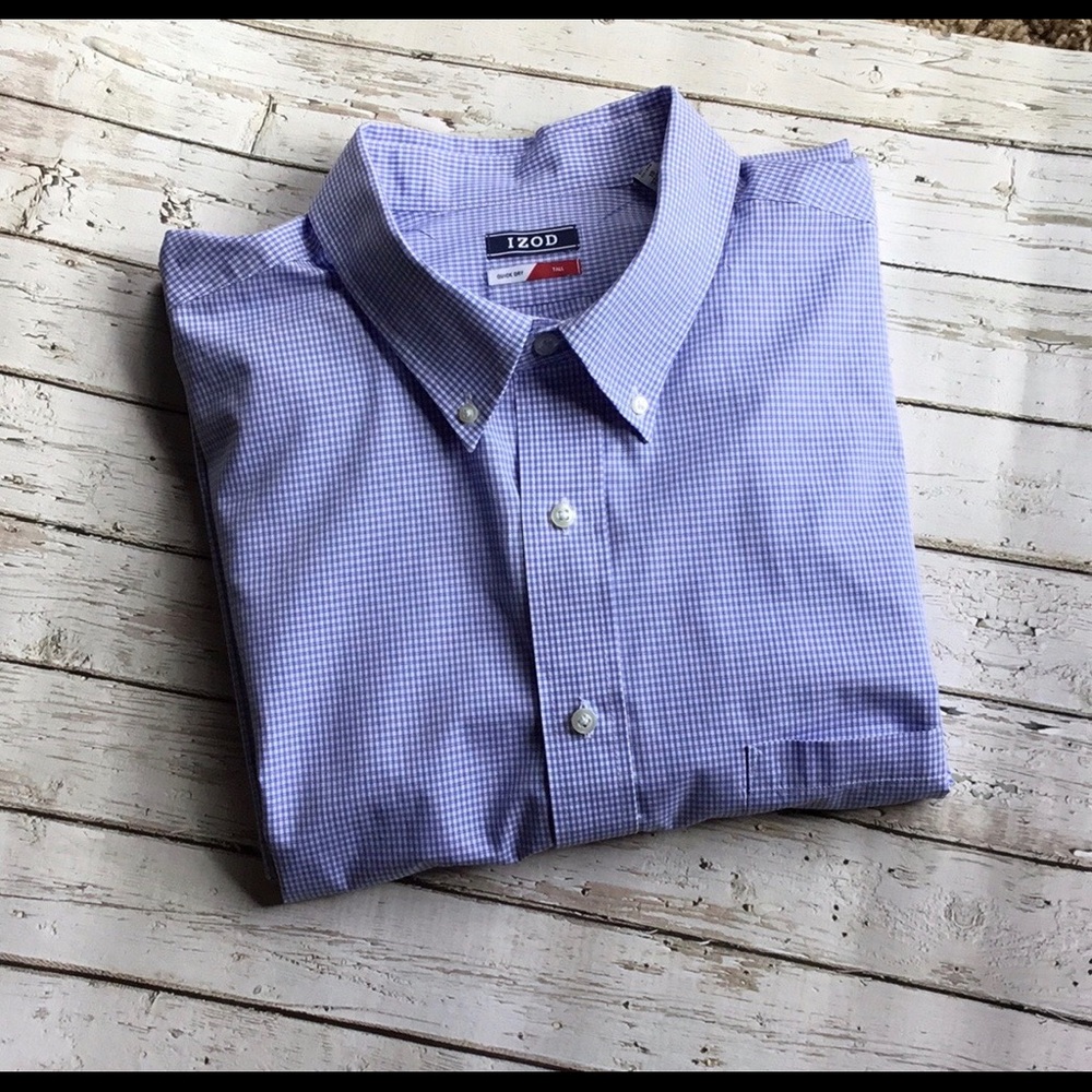 Izod Big and Tall Dress Shirt EUC